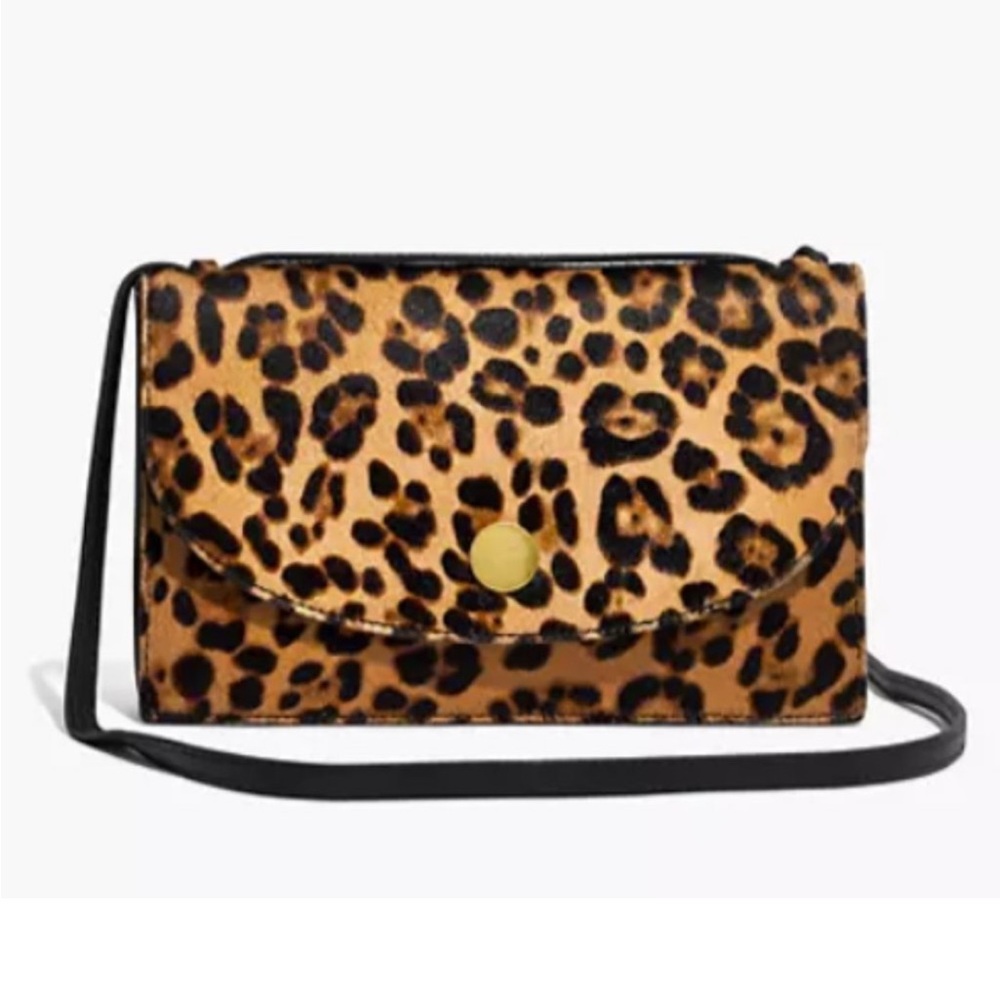 Madewell | Leopard Slim Convertible Bag